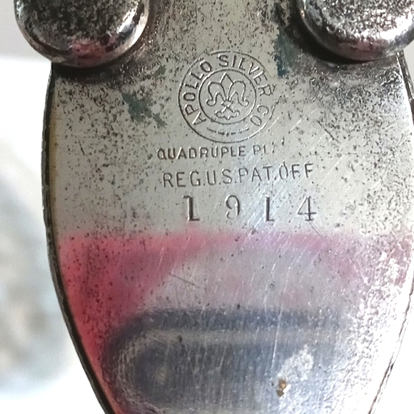 Vintage Apollo Silver-Plate Spoon Rest - Picture 7 of 7